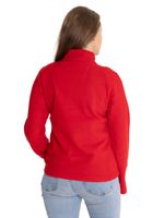 Polar-Casual-Mujer-Women-S-Microfleece-Quarter-Zip-Rojo-Cat