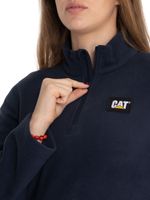 Polar-Casual-Mujer-Women-S-Microfleece-Quarter-Zip-Azul-Cat