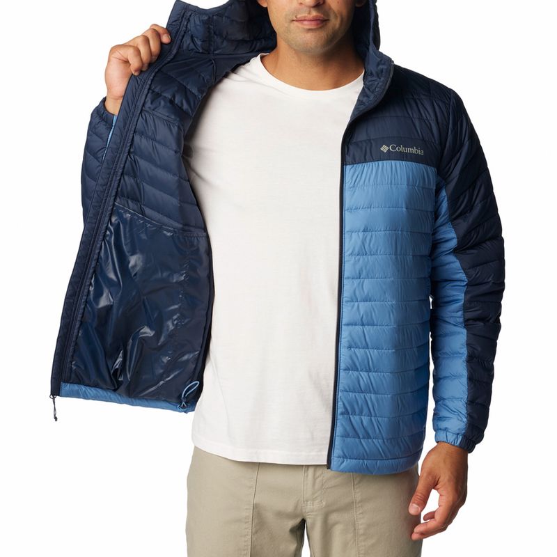 Parka Hombre Silver Falls Hooded Azul Columbia