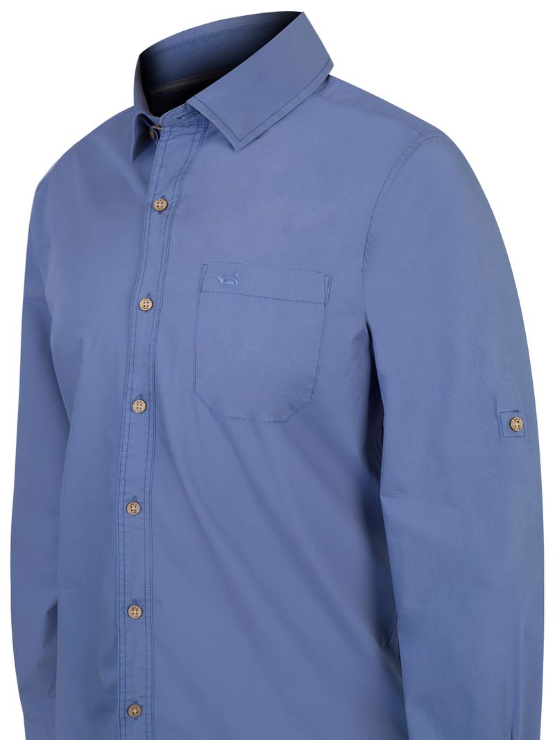 Camisa-Algodon-Organico-Hombre-Galiton-Azul-Rockford