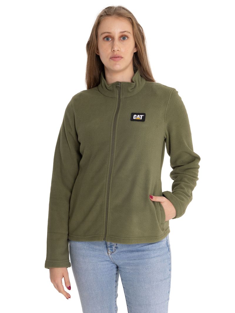 Polar-Casual-Mujer-MICROFLEECE-FULL-ZIP-VERDE-CAT