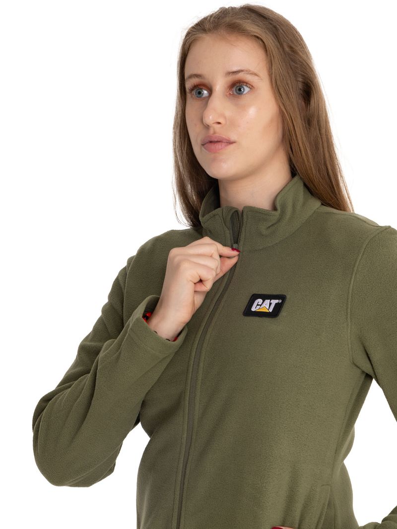 Polar-Casual-Mujer-MICROFLEECE-FULL-ZIP-VERDE-CAT