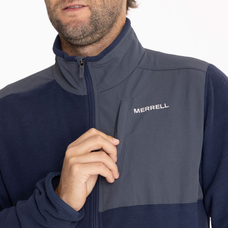 Polar-Hombre-Terrain-Full-Zip-Azul-Merrell