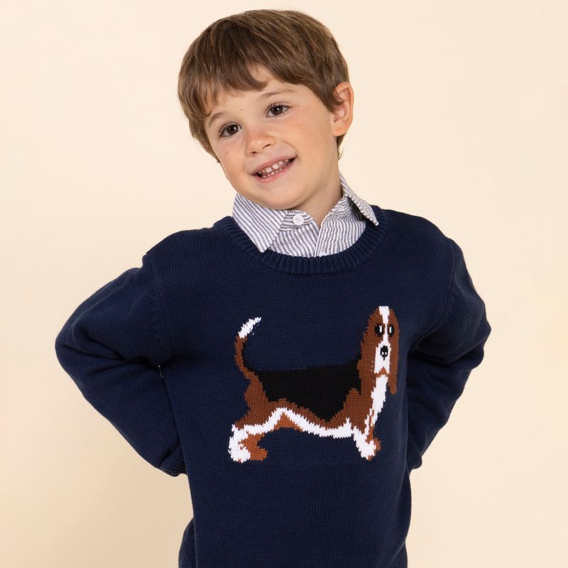 Chaleco-Niño-Basset-Azul-Marino