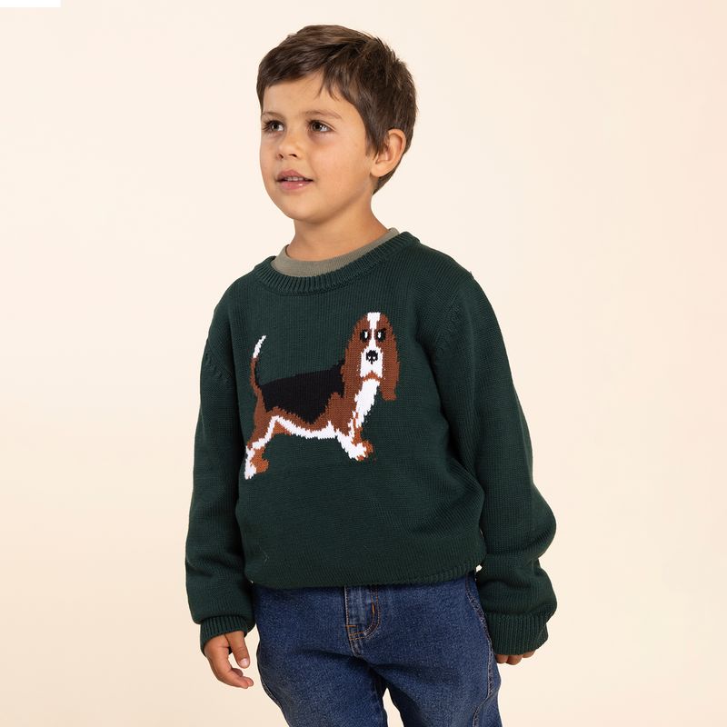 Chaleco-Niño-Basset-Verde