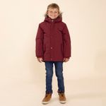 Parka-Niño-Bulldog-Burdeo