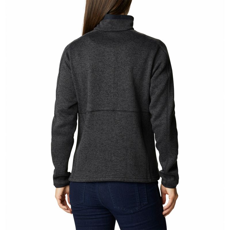 Polar-Mujer-W-Sweater-Weather-Full-Zip-Negro-Columbia