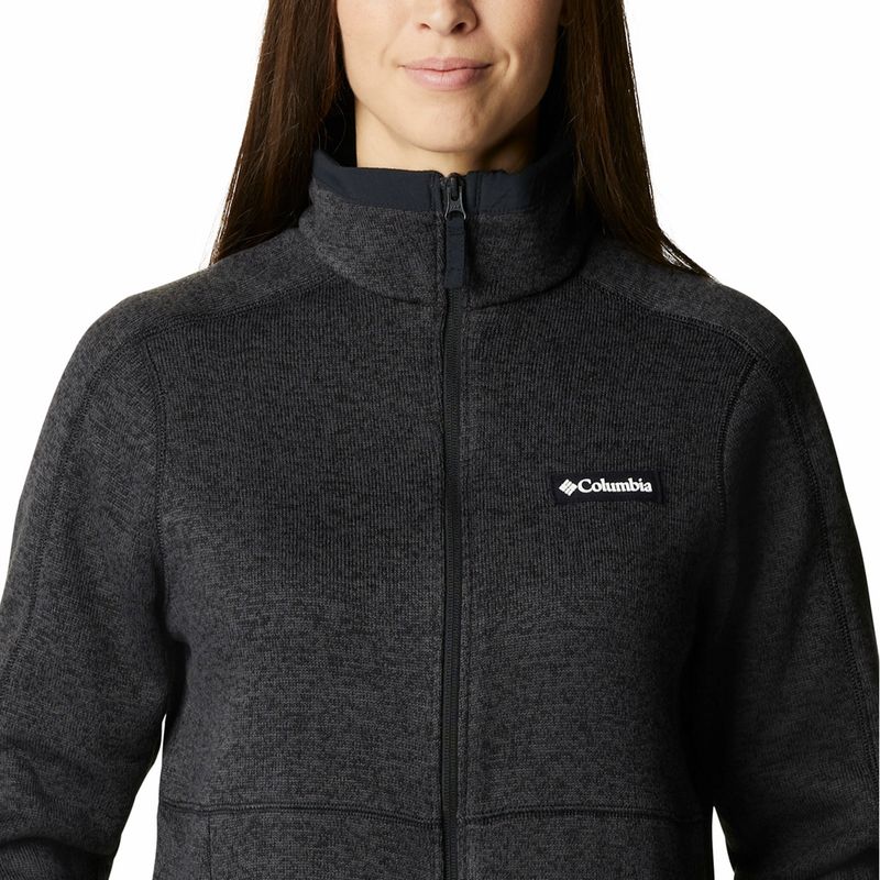 Polar-Mujer-W-Sweater-Weather-Full-Zip-Negro-Columbia