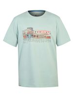 Polera Fibras Recicladas Hombre Places Verde Rockford