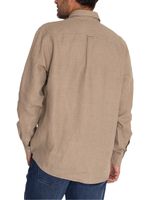 Camisa Lino Hombre Linen Beige/Crudo Rockford