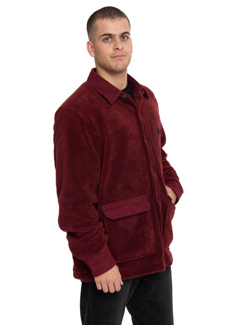 Polar-Casual-Hombre-SHERPA-JACKET-ROJO-CAT
