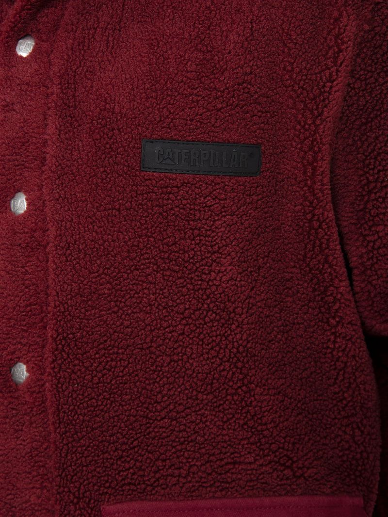 Polar-Casual-Hombre-SHERPA-JACKET-ROJO-CAT