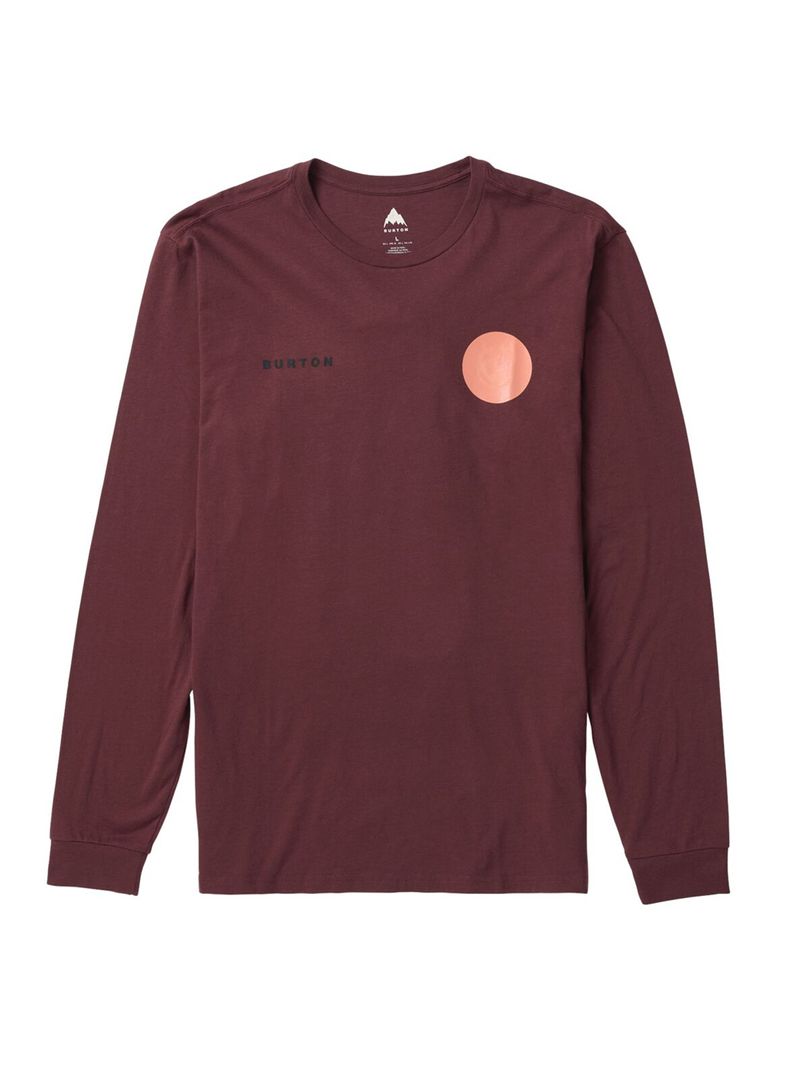 POLERA MANGA LARGA HOMBRE M FISH 3D 24 LS TEE MORADO BURTON