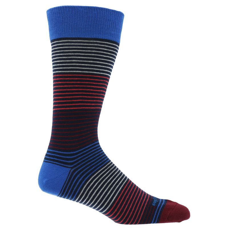Calcetin-Algodon-Hombre-C-Fineline-Azul--Hush-Puppies