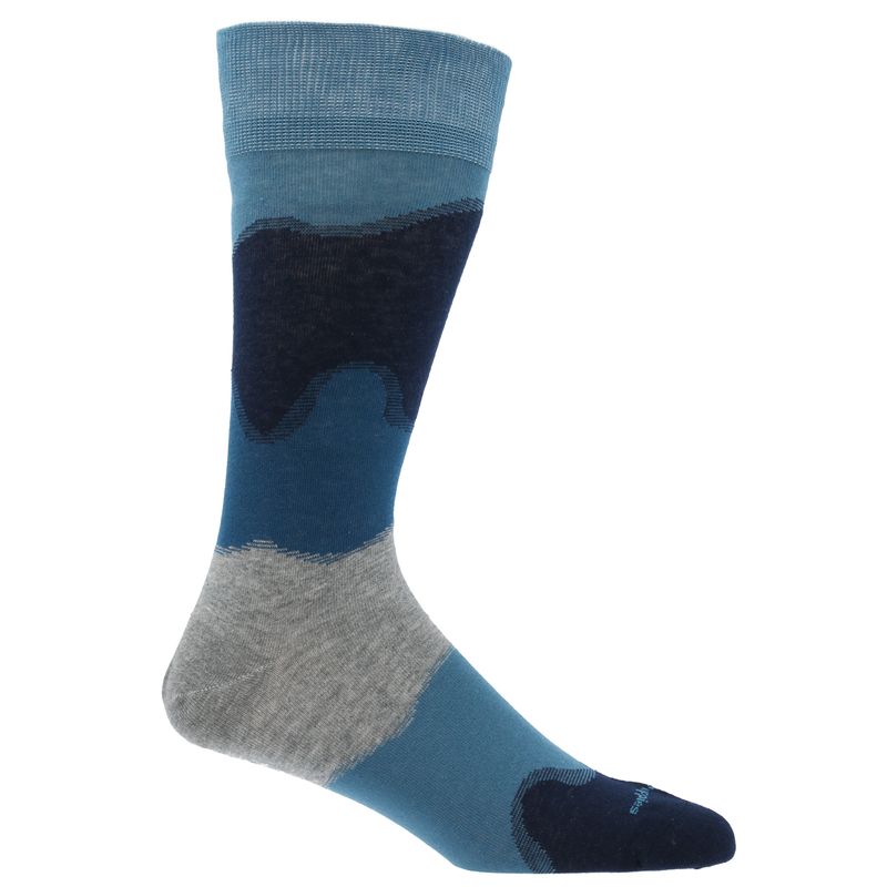 Calcetin-Algodon-Hombre-C-Wave-Azul--Hush-Puppies
