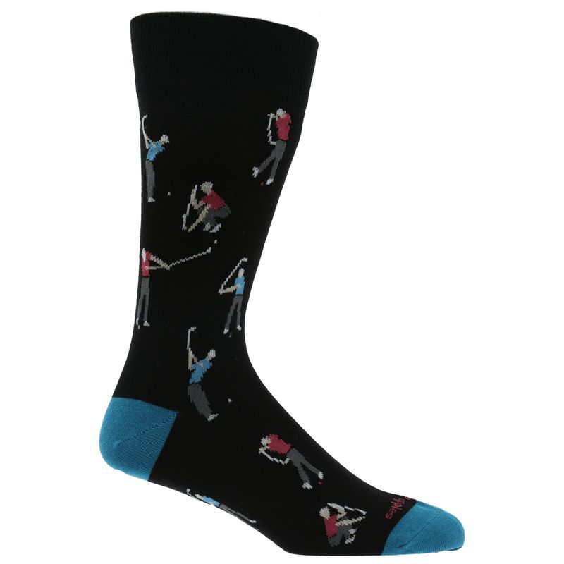 Calcetin-Algodon-Hombre-C-Golf-Negro-Hush-Puppies