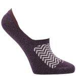 Calcetin Algodón Mujer Inv Zigzag Morado Hush Puppies