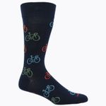 Calcetin-Algodon-Hombre-C-Cuff-Bike-Azul--Hush-Puppies