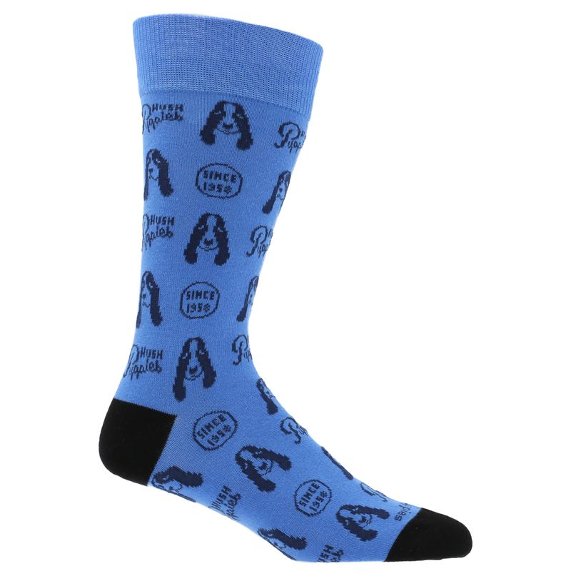 Calcetin-Algodon-Hombre-C-Dog-Puppies-Azul--Hush-Puppies