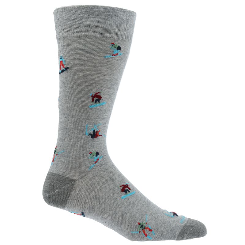Calcetin-Algodon-Hombre-C-Wipeout-Gris-Hush-Puppies