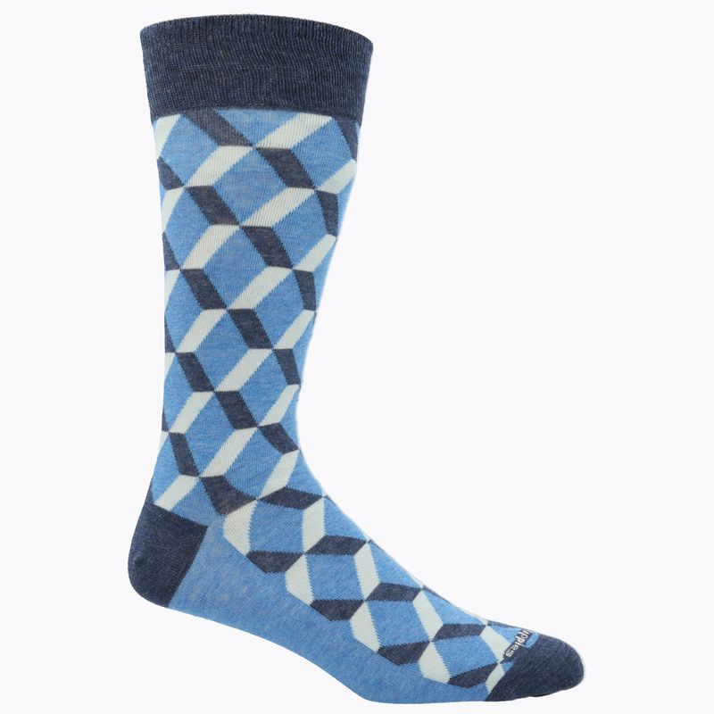 Calcetin-Algodon-Hombre-C-Rubiks-Azul--Hush-Puppies