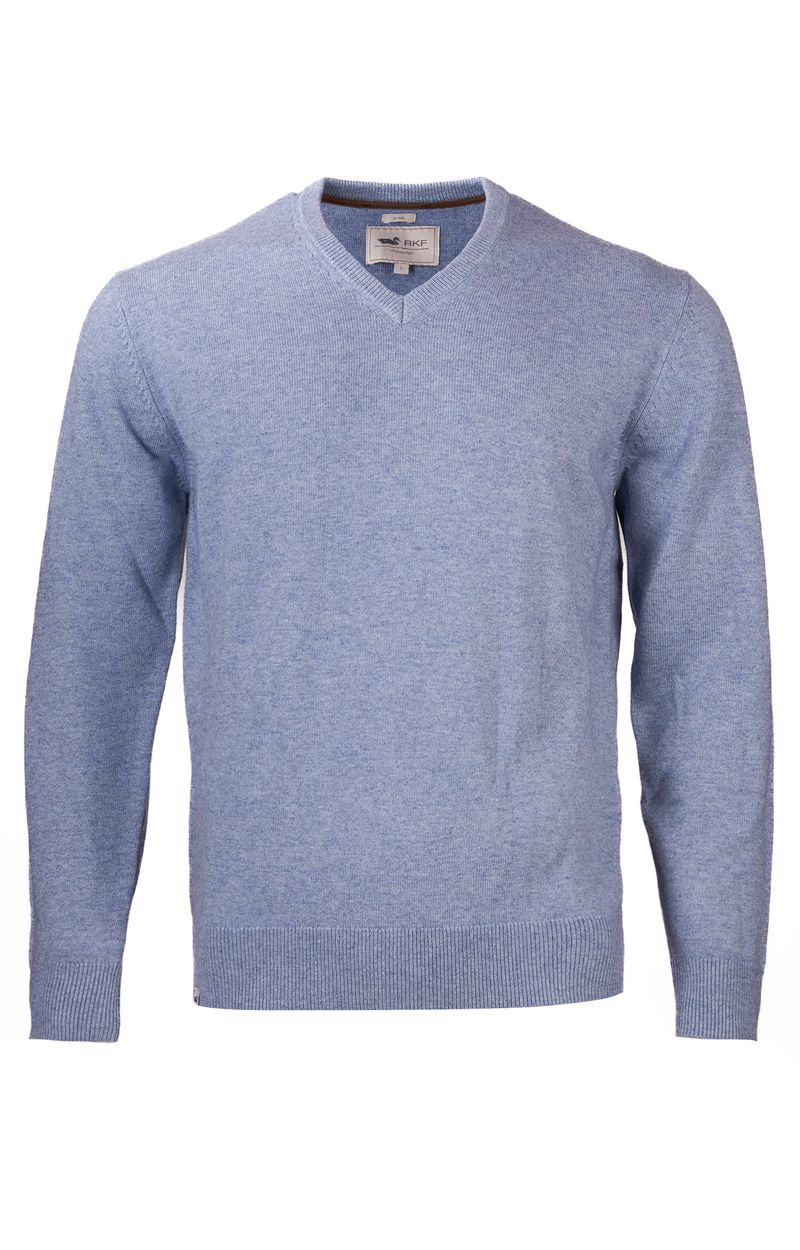 Sweater-Lana-Hombre-Swin-V-Azul-Rockford