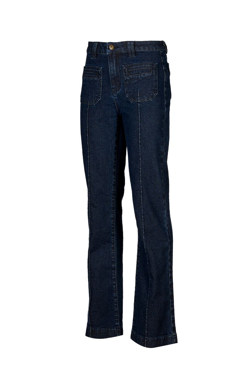 Jeans Algodón Orgánico Mujer Thau Azul Rockford