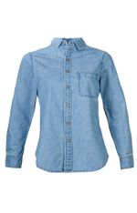 Blusa Algodón Orgánico Mujer Greta Azul Rockford