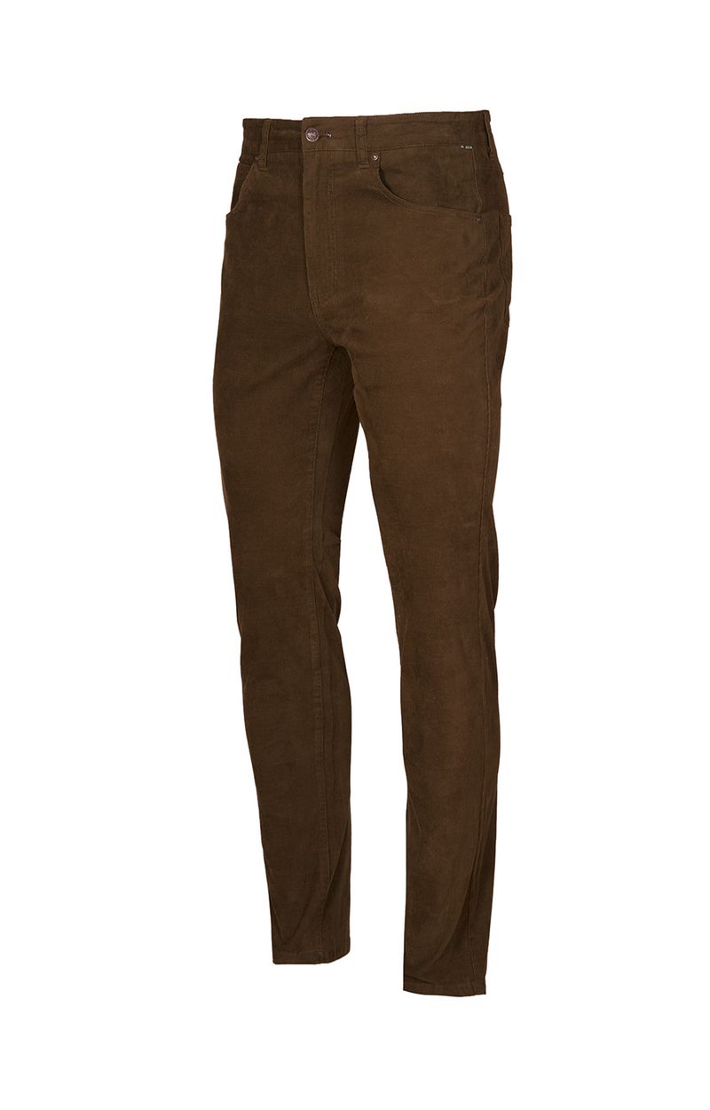 Pantalón Natural Flex Hombre Corduroy Verde Rockford