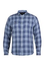 Camisa Algodón Orgánico Hombre Bradford Azul Rockford