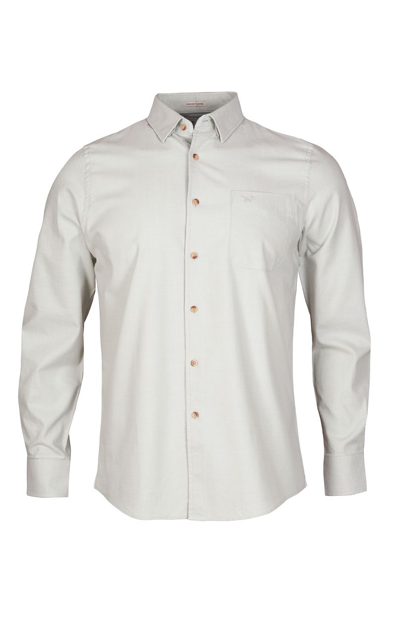Camisa Algodón Orgánico Hombre Anzio Verde Rockford