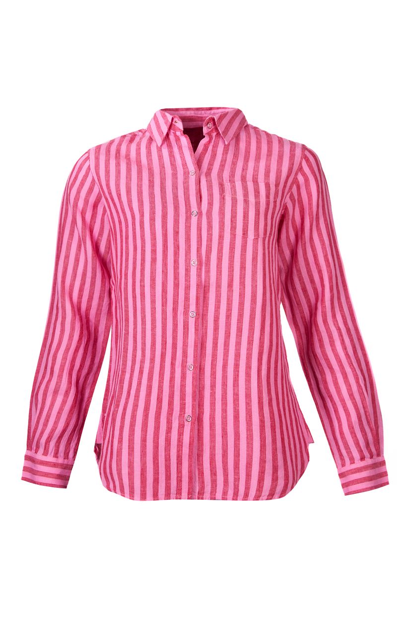 Blusa-Lino-Organico-Mujer-Lirioline-Rosado-Rockford