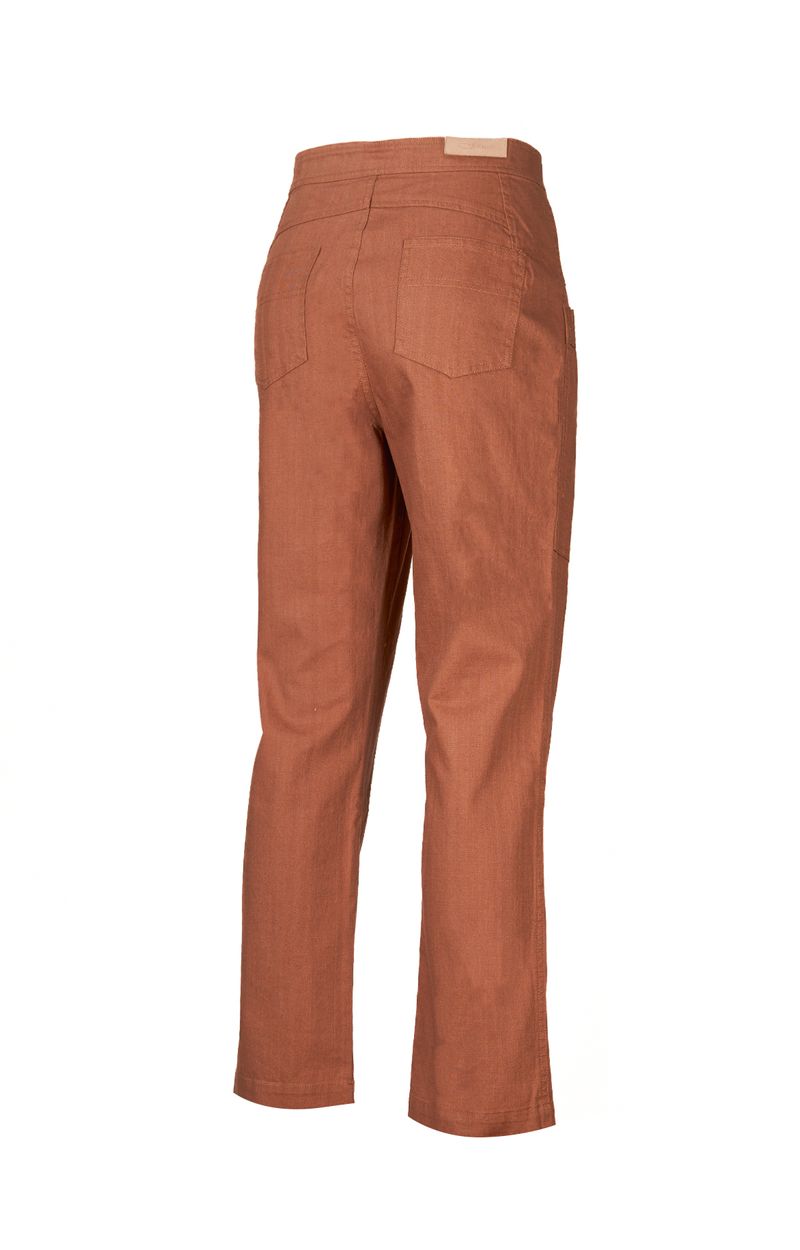 Pantalon-Algodon-Organico-Mujer-Isis-Cafe-Rockford
