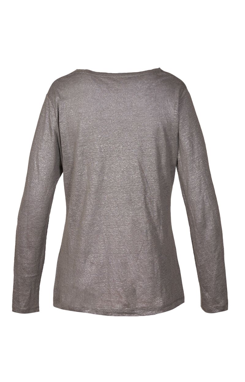 Polera-Lino-Organico-Mujer-Emily-Gris-Rockford