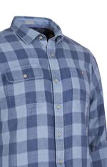 Camisa Algodón Orgánico Hombre Bradford Azul Rockford