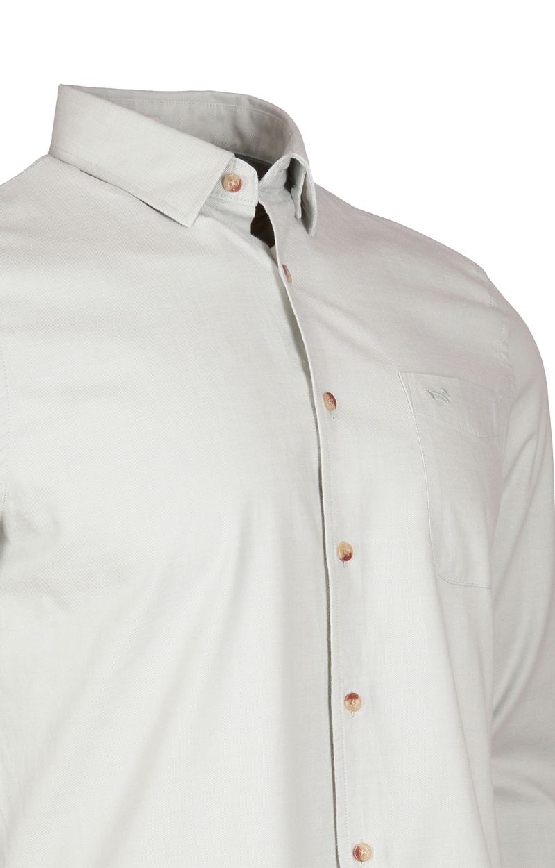 Camisa Algodón Orgánico Hombre Anzio Verde Rockford