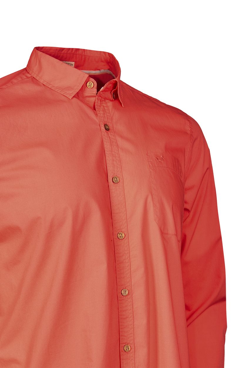 Camisa-Algodon-Organico-Hombre-Galiton-Naranjo-Rockford