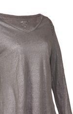 Polera Lino Orgánico Mujer Emily Gris Rockford