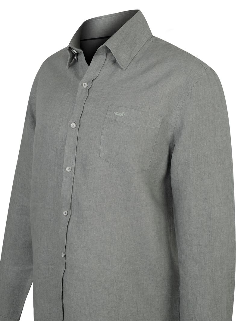 Camisa-Lino-Hombre-Linen-Verde-Rockford
