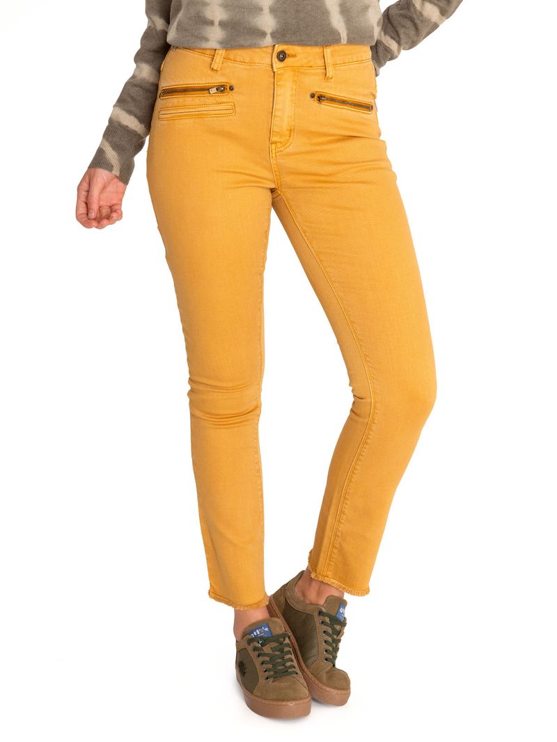 Pantalon-Algodon-Organico-Mujer-Leman-Amarillo-Rockford