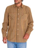 Camisa-Algodon-Organico-Hombre-Tartancord-Beige-Crudo-Rockford