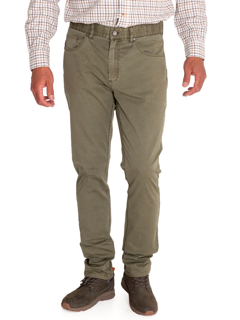 Pantalon-Natural-Flex-Hombre-Five-Verde-Rockford