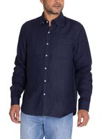 Camisa-Lino-Hombre-Linen-Azul-Rockford