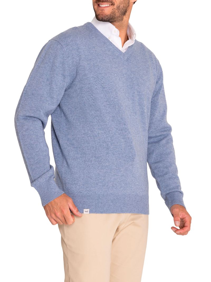 Sweater-Lana-Hombre-Swin-V-Azul-Rockford