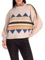 Sweater-Lana-Mujer-Carmin-Mostaza-Rockford