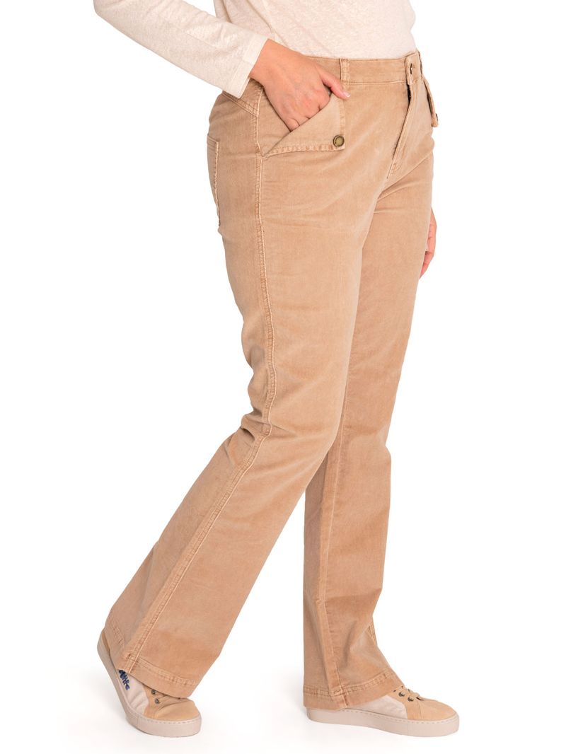 Pantalón Algodón Orgánico Mujer Alicia Verde Rockford