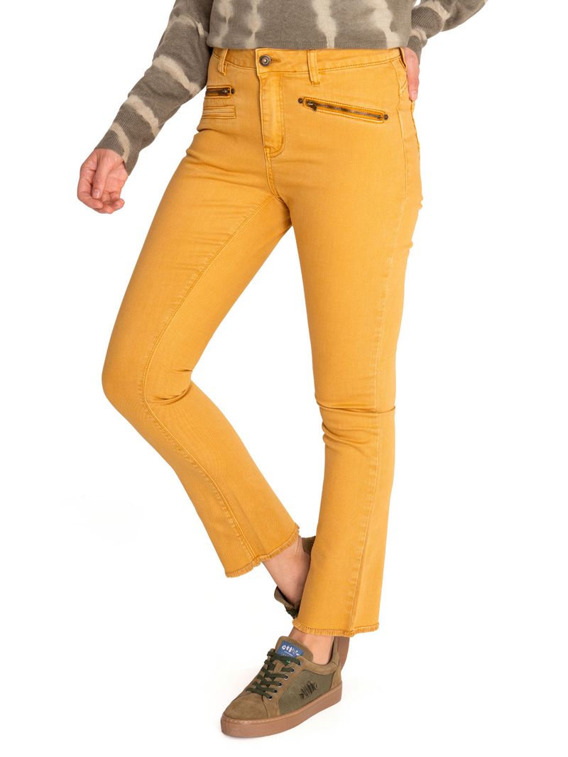 Pantalon-Algodon-Organico-Mujer-Leman-Amarillo-Rockford