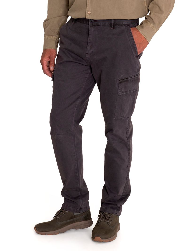 Pantalón Natural Flex Hombre Pipo Gris Rockford