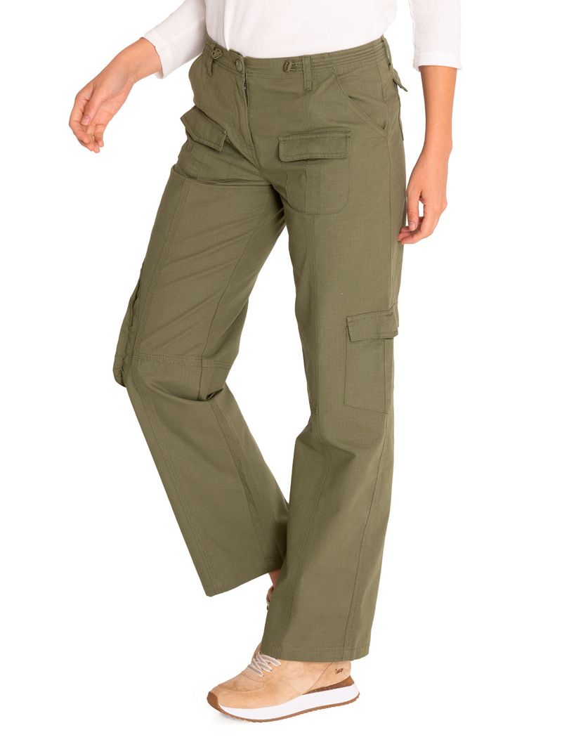 Pantalón Algodón Orgánico Mujer Mar Verde Rockford