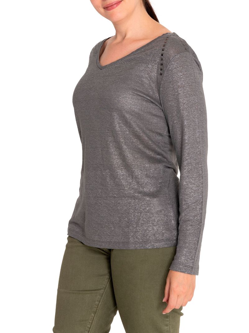 Polera-Lino-Organico-Mujer-Emily-Gris-Rockford
